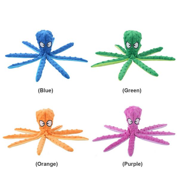 Octopus Dog Toy (4 Colours)