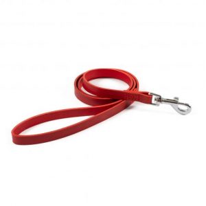 Classic Leather Lead - (Red Only)