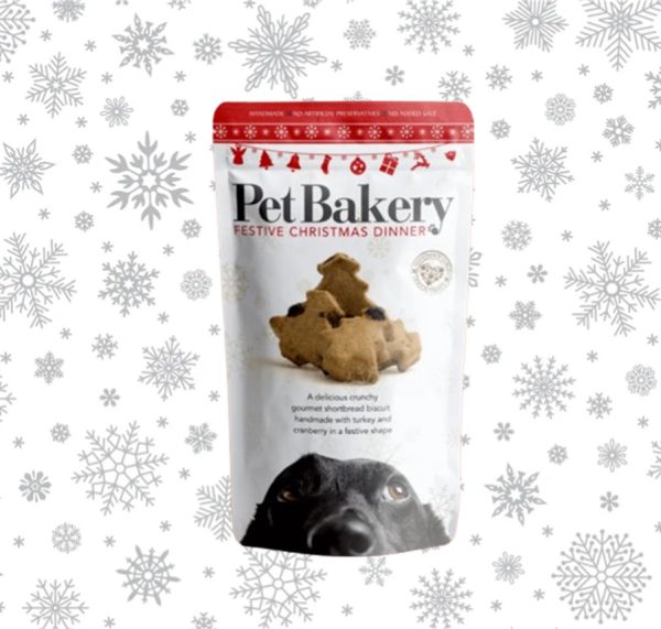 The Pet Bakery - Festive Christmas Dinner Biscuits - 190g