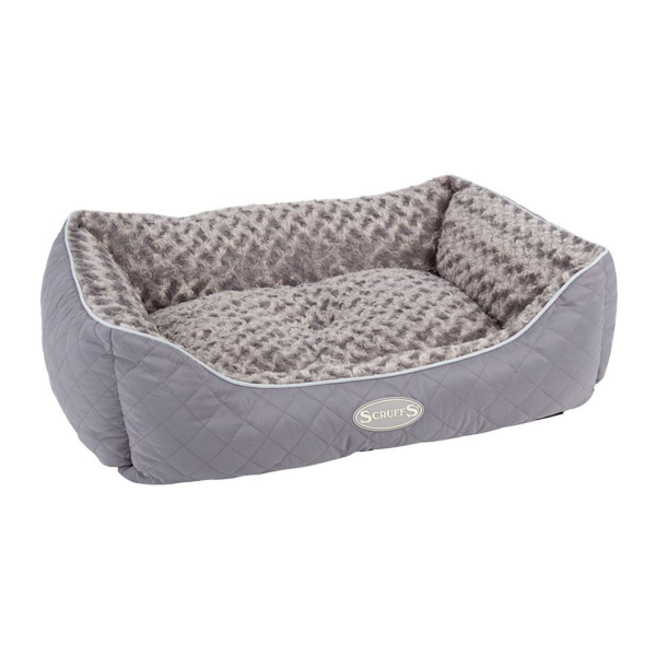 Scruffs Wilton Grey Box Bed - Medium