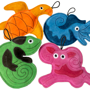 Kiwi Walker Leather Toys